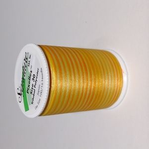 2/$20 Signature Pixelles Variegated Thread 500 YDS M32 Yellow Ombre Rare